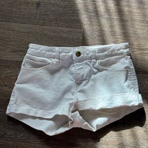 H&M Woman’s White Denim Shorts Size 2
